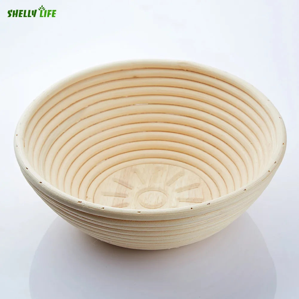 Wholesale Rattan 10inch Oval Long Banneton Proofing Basket Bread Lamebanneton Sourdough Bamboo Banneton Linerbasket for Dough