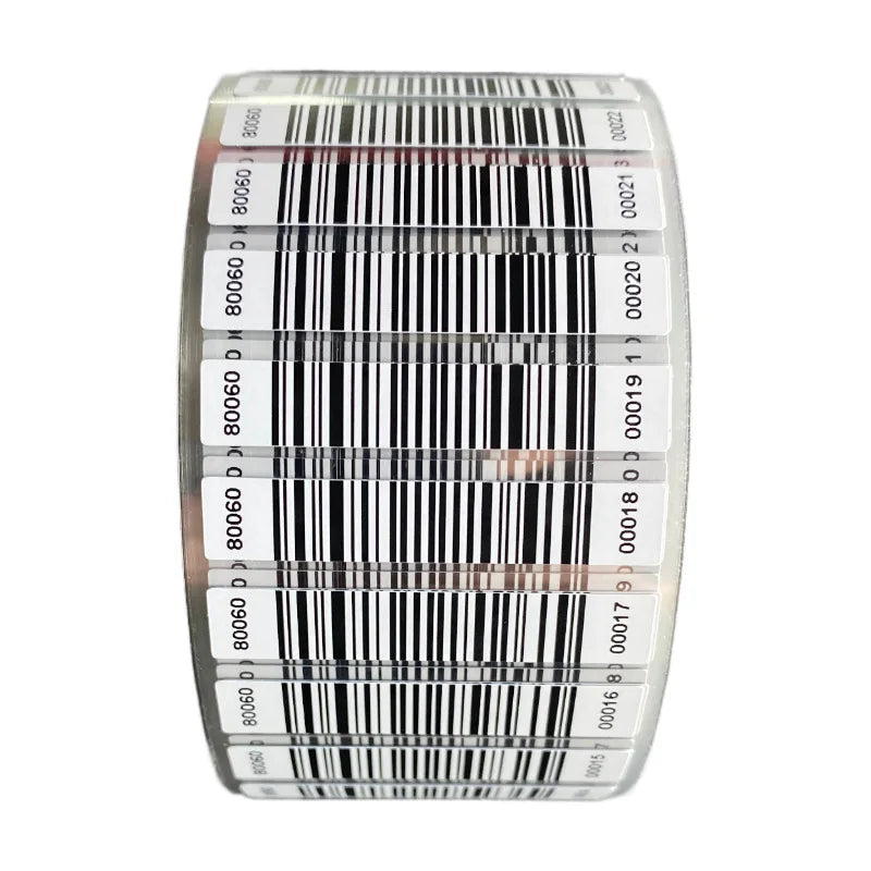 Rubber Adhesive Vulcanize Tyre Labels Tyre Label Barcode Printing Tire Curing Process Label Sticker