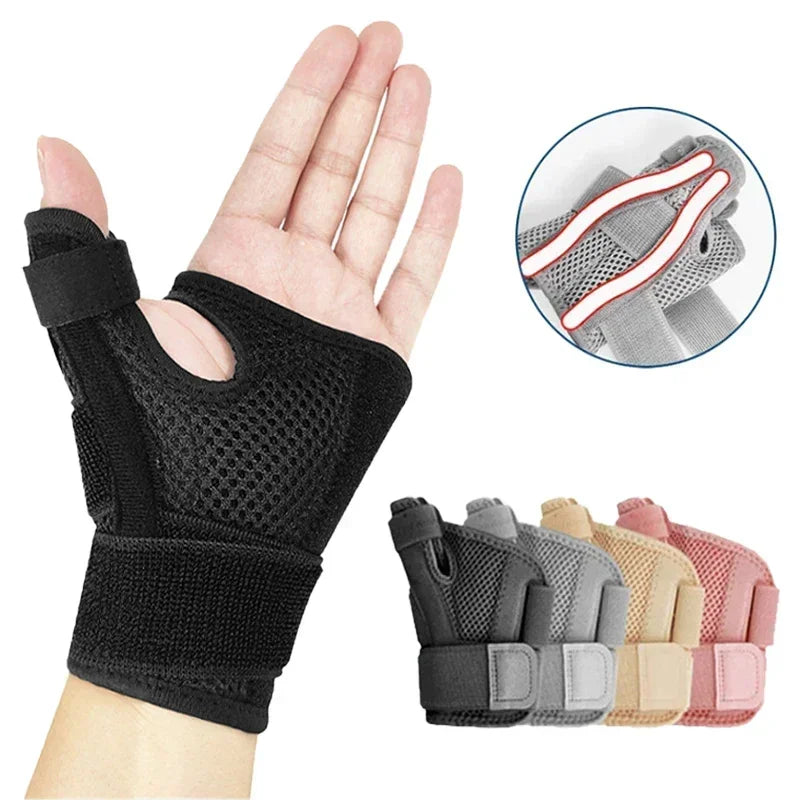 Flexible Splint Wrist Support Brace Breathable Thumb Protector Guard for Tendonitis Arthritis Neoprene Cotton Polyester Fitted