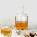 Worry-Free After-Sales 100ml 300ml Round Glass Bottles for Vodka Luxury Spirits Water Whiskey with Aluminum Cork Custom Label