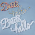 Hello Word Pendant Mold Bride Groom Word Wedding Silicone Mold