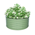 Huizhou Green Giant 17'' Tall Round-17 Metal Modular Corrugated Raised Garden Bed Kit