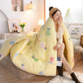Wholesale Edredones Washed Cotton Quilt Fabric Embroidery Bedspread Quilt