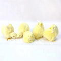 Factory Price Realistic Simulation Chick Toy Plush Chick Ornament for Kids Easter Gifts Chicken Model Home Party Decorations