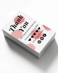 Custom Printed Luxury Greeting Thank You Cards for Small Business
