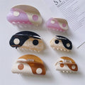 New Design Fancy Ins Yin and Yang Chinese Style Headdress Tai Chi Hair Grab Half Tie Hairpin Acetic Acid Hair Claw Clip