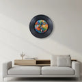 Blanks Custom Creative MDF 12 Inches Sublimation Vinyl Record Wall Clock Photo Frame