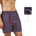 Shinesia Men's Boxer Underwear Plus Size Cotton Knitted Elastic Waist Print Pattern Fit Comfortable Custom OEM Wear