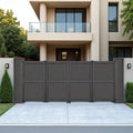 Modern Motorized Folding Main Gates High Quality House Automatic Aluminium Driveway Gate
