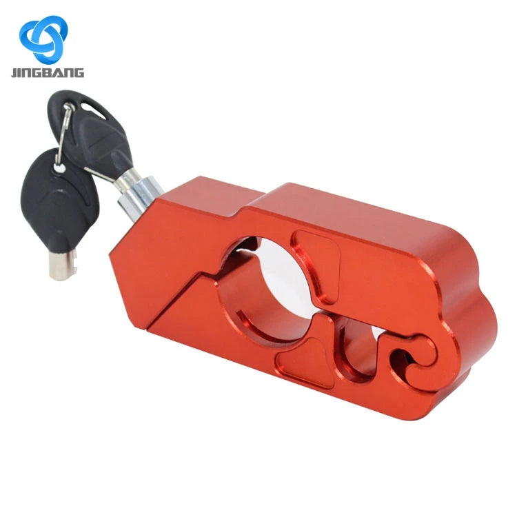 Galvanized Handlebar Lock Safety Device Made of Durable Copper Iron and Zinc Plated Materials
