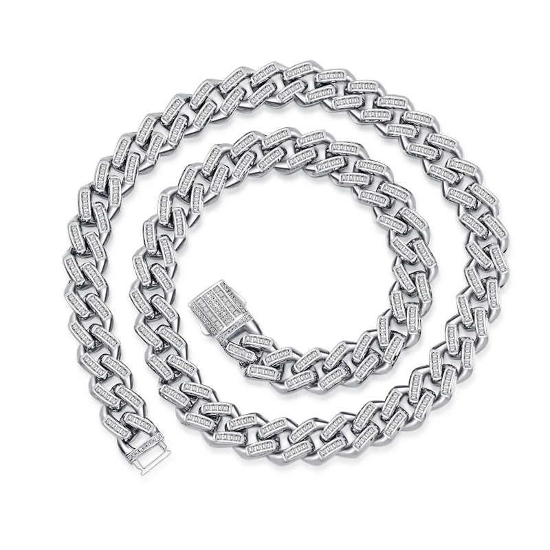 13mm Hip Hop Thick Necklace chain Miami Cuban Chain Cool Men's Necklace chain Wholesale