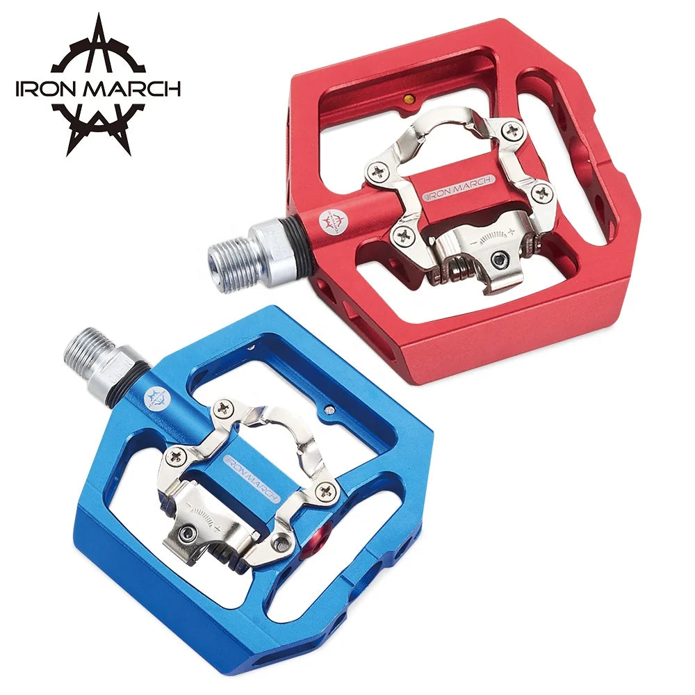 Aluminium Alloy 6061 Pedal SPD-103 1 Bearing + 1DU BMX / Road / Folding / E-Bike Pedal CNC Carved CR-MO Bicycle Pedals