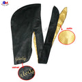 Custom Logo Printed Premium Velvet Durag Double Layered Satin Lined Men Durags for Men