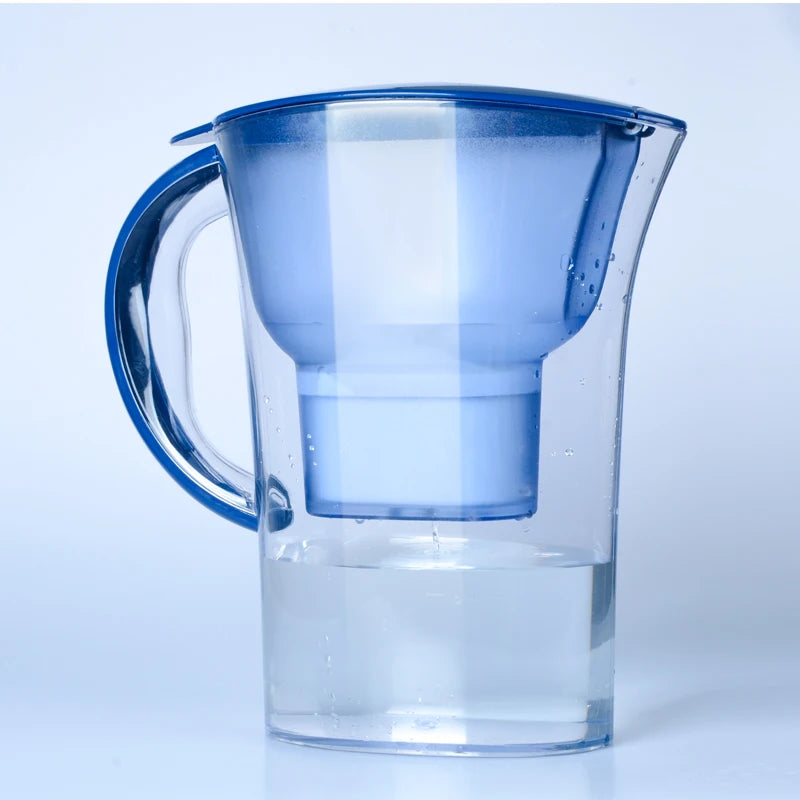 Manual Water Filter Kettle Jug 2.5L Eco-Friendly Portable Design for Home Use Mineral Alkaline Water Filter Lightweight MegaBDM