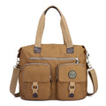 New Arrival Casual Tote Bag Large Capacity Zipper Shoulder Bag Waterproof Portable Travel Messenger Bag for Women