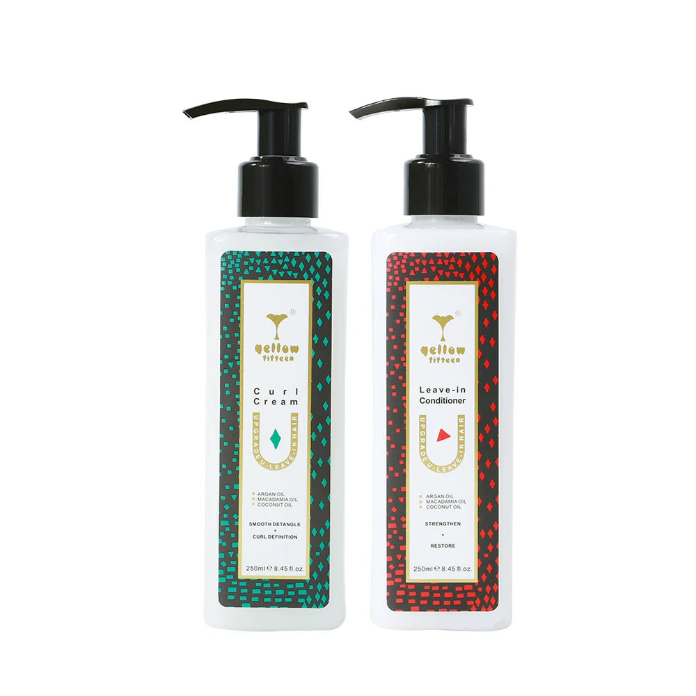 Private Label No Frizzy Curly Defining Leave in Conditioner Curl Cream for Natural Hair