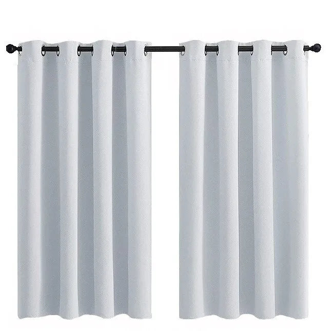 JA Custom Flame Resistant Curtain Fire Retardant Blackout Curtains Light Beige Panel Safety Life for Livingroom Office Hotel