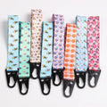 Factory Custom Polyester Sublimation Printing Keychain Lanyard with Metal Eagle Mouth for Buckle Event Wrist Strap Accessory