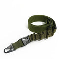 Nylon Tactical Bungee Lanyard One Point Gun Sling Hunting Metal Hook Secure Gun Rope
