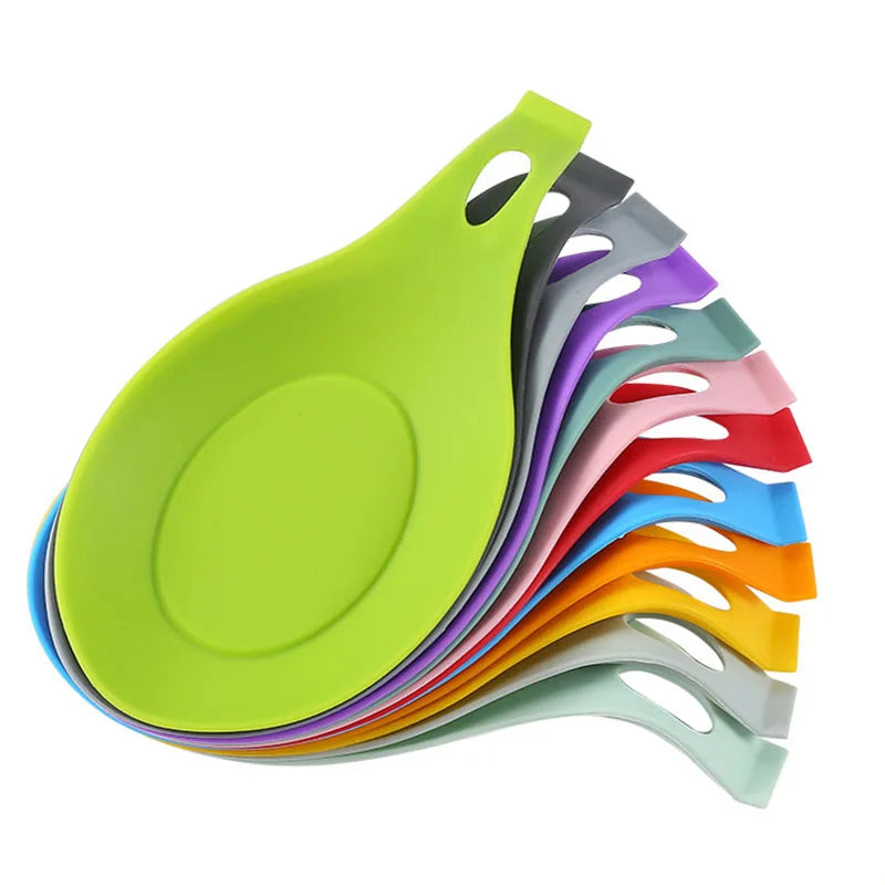 Wholesale Dishwasher Safe Premium Quality Home Kitchen Eco-Friendly Heat Resistant Silicone Spatula Turner Spoon Rest