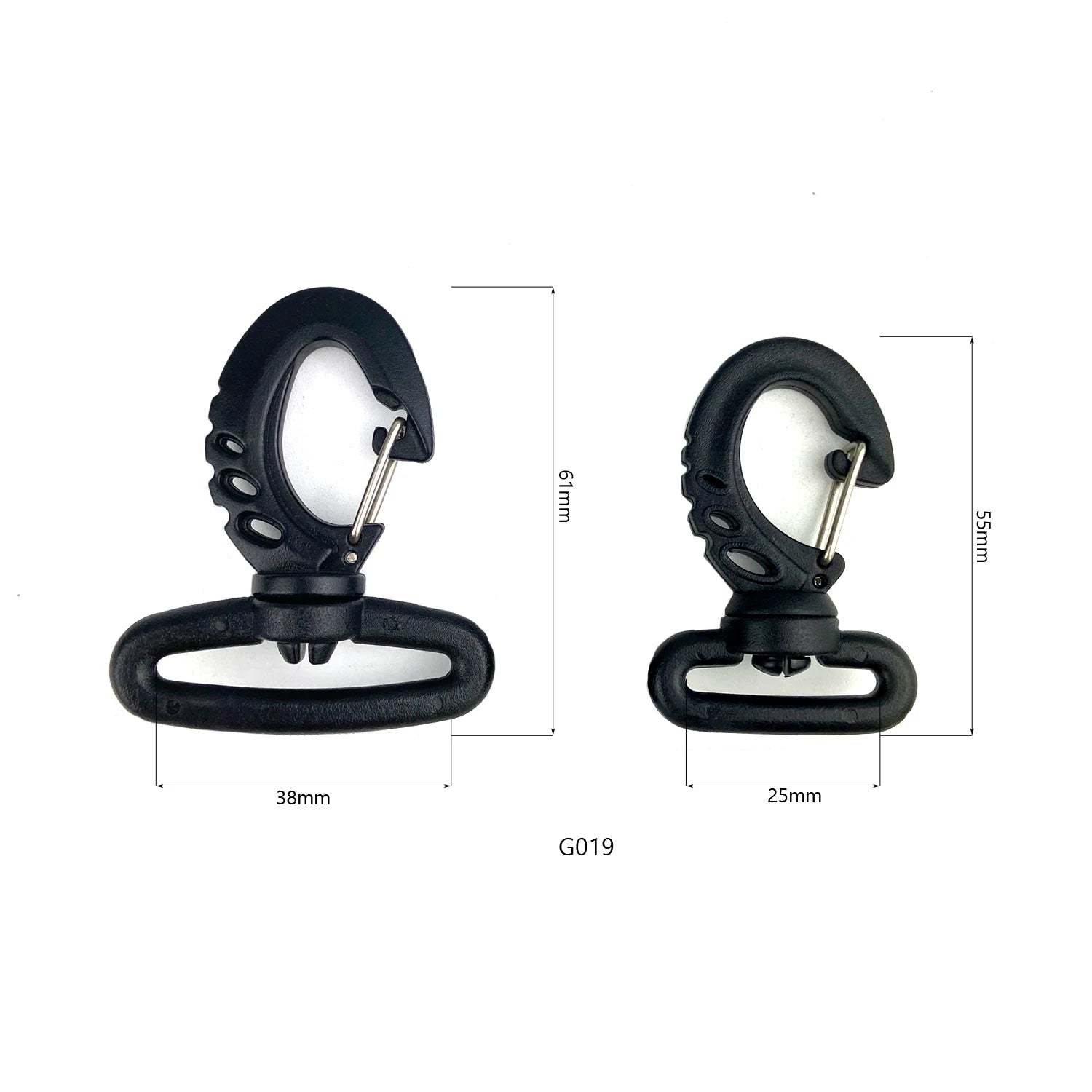 Wholesale Adjustable Recycled Plastic Buckle Hook Surfboard Strap Belt Backpack Swivel Trigger Clips Bag Eco-friendly Customized