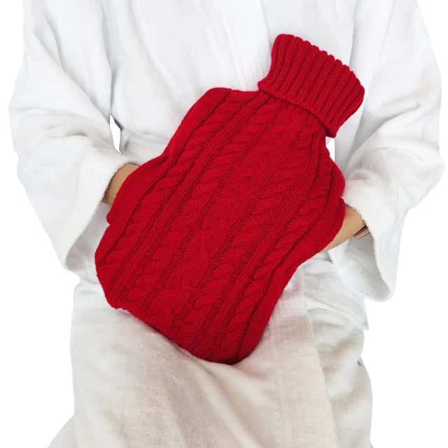 Hot Water Bottle Covers Cheapest Rubber Hot Water Bag with Super Soft Plush Cover