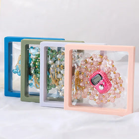 Islamic Finger Counter 33 Crystal Beads with Box Digital Allah Tally Tasbeeh Wedding Eid Gift Muslim Prayer Beads