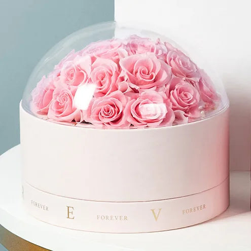 Valentine's Day Chocolate Packaging Box Gift Round Mon  Flower Box for Bouquets
