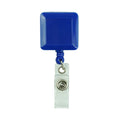 Wholesale Custom Plastic Rectangle Shape Retractable Badge Reel Durable Easy Pull Buckle Yoyo Hospital Nurse Carabiner Keychain