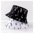 Wholesale Custom Fisherman Bucket Hat Design Cotton Summer Embroidery Logo Reversible Fishing Casual Letter Unisex Four Seasons