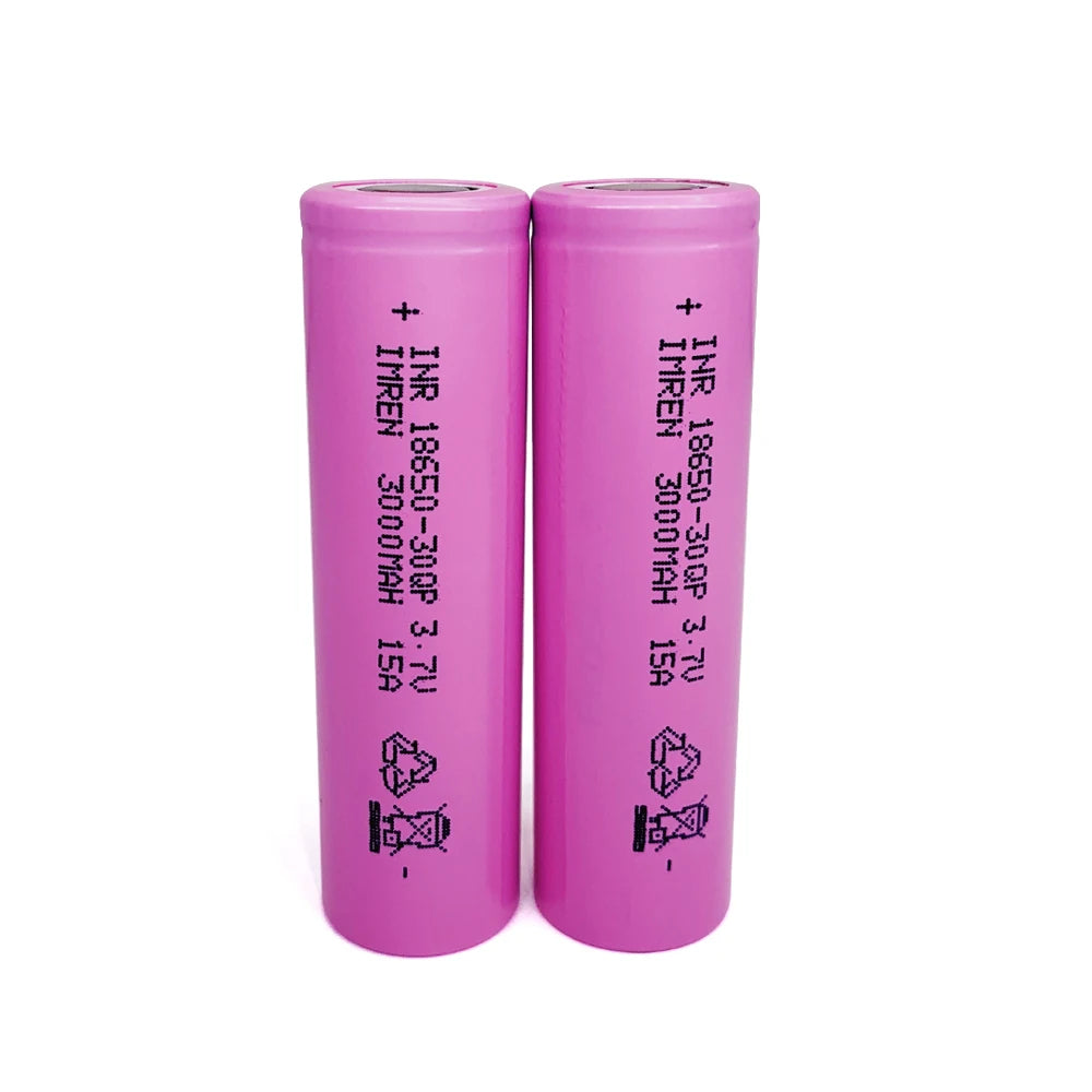 18650 3000mah 20a pink INR18650-30Q 3.7v Li-ion Rechargeable Battery for samsung 30q