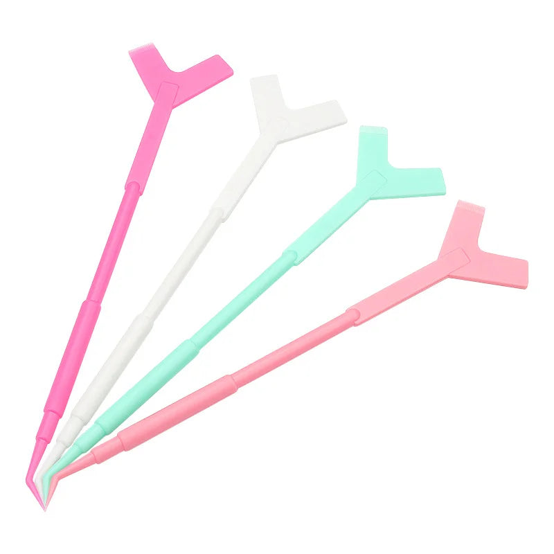 Private Label Disposable 3-in-1 Plastic Eyelash Lifting Perming Tools with Pick Spoons Semi-Permanent Lash Lift