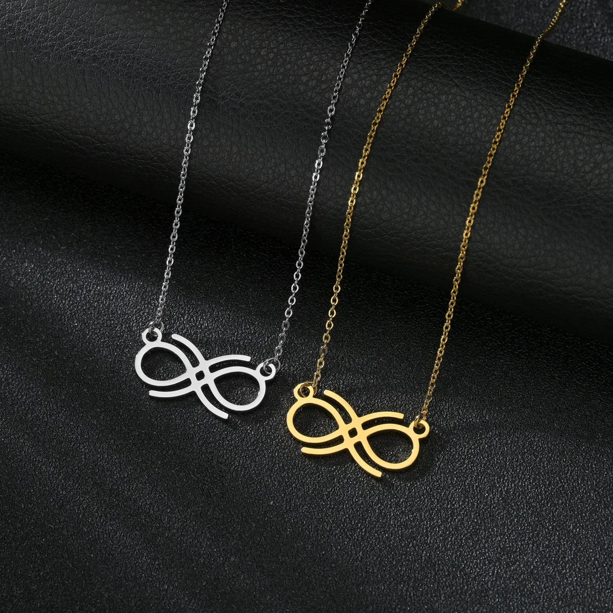 Japanese and Korean Style Retro Ladies Titanium Steel Necklace Trendy Brand Pendant