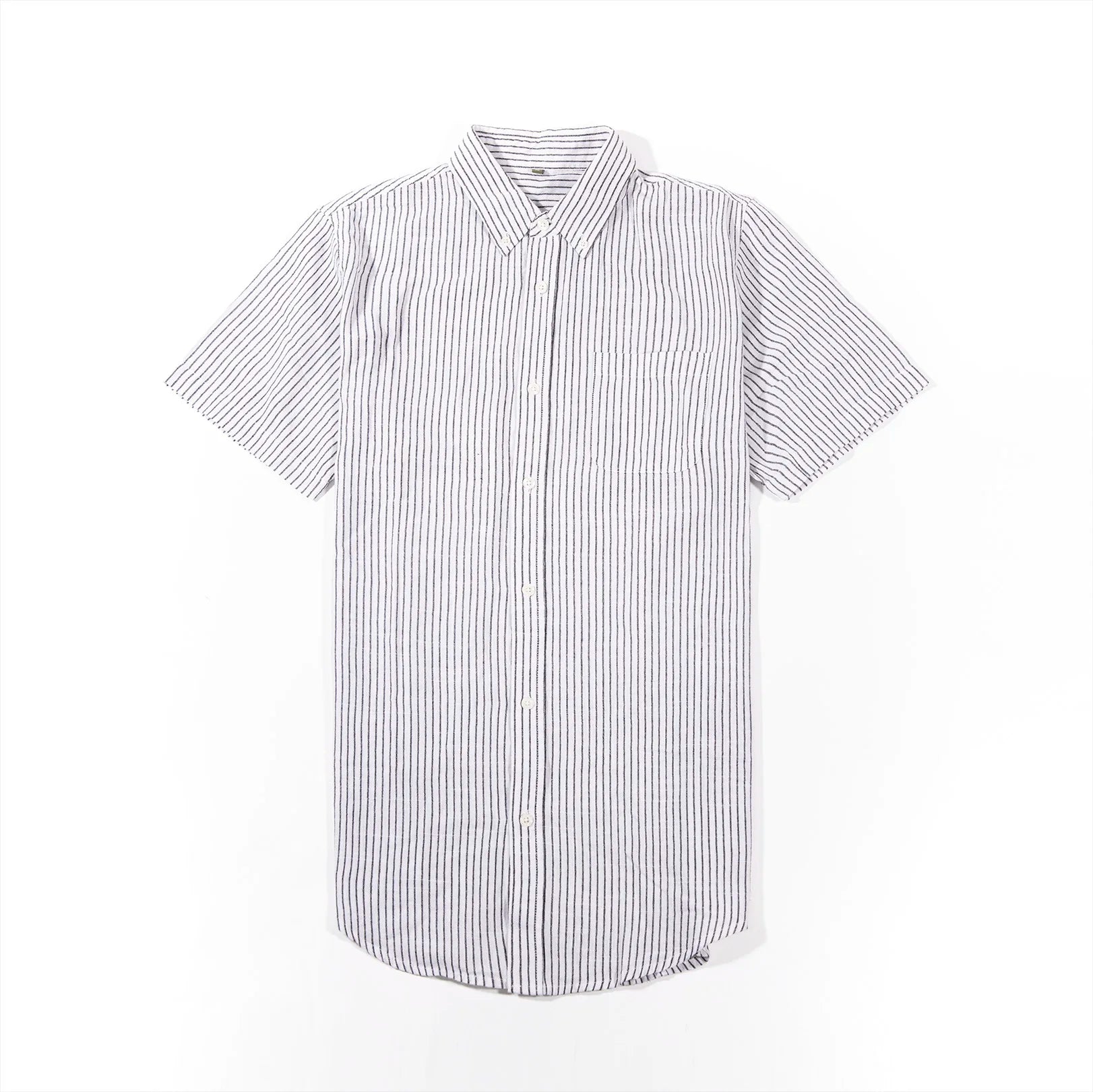 Factory Custom Small MOQ Classical Striped Shirt With Short Sleeves