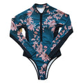 Wholesale Beach Suit for Ladies Longsleeve Women Rash Guard Long Sleeve One Piece Swimsuit