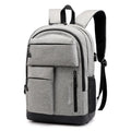 Waterproof Unisex Fashion School Laptop Backpack with USB Zipper Closure Air Cushion Belt 20-36L Capacity for Students