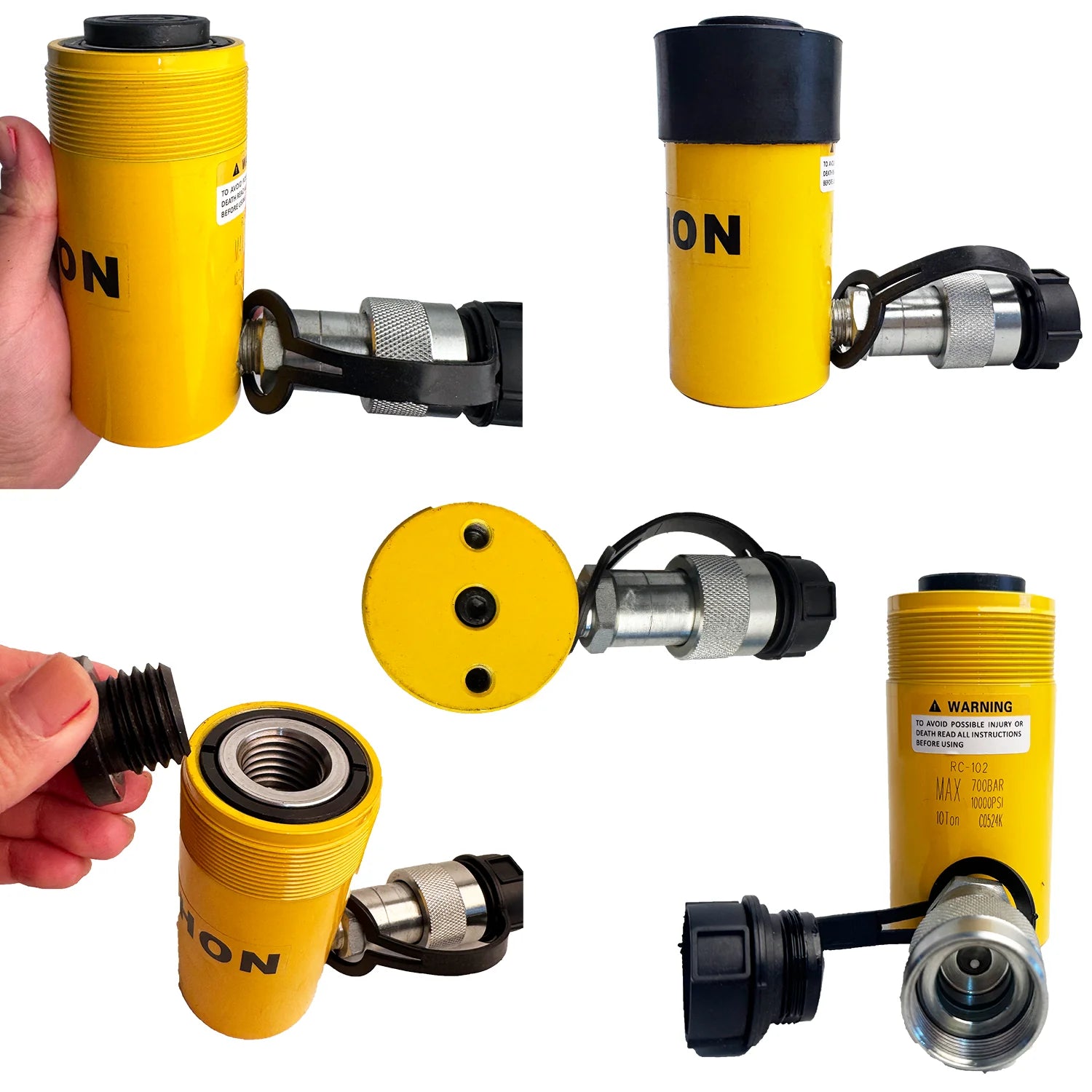 Enerpac Same Factory Price RC-102  10Ton Single Acting Spring Return Hydraulic Cylinder Jack for Lift With CE