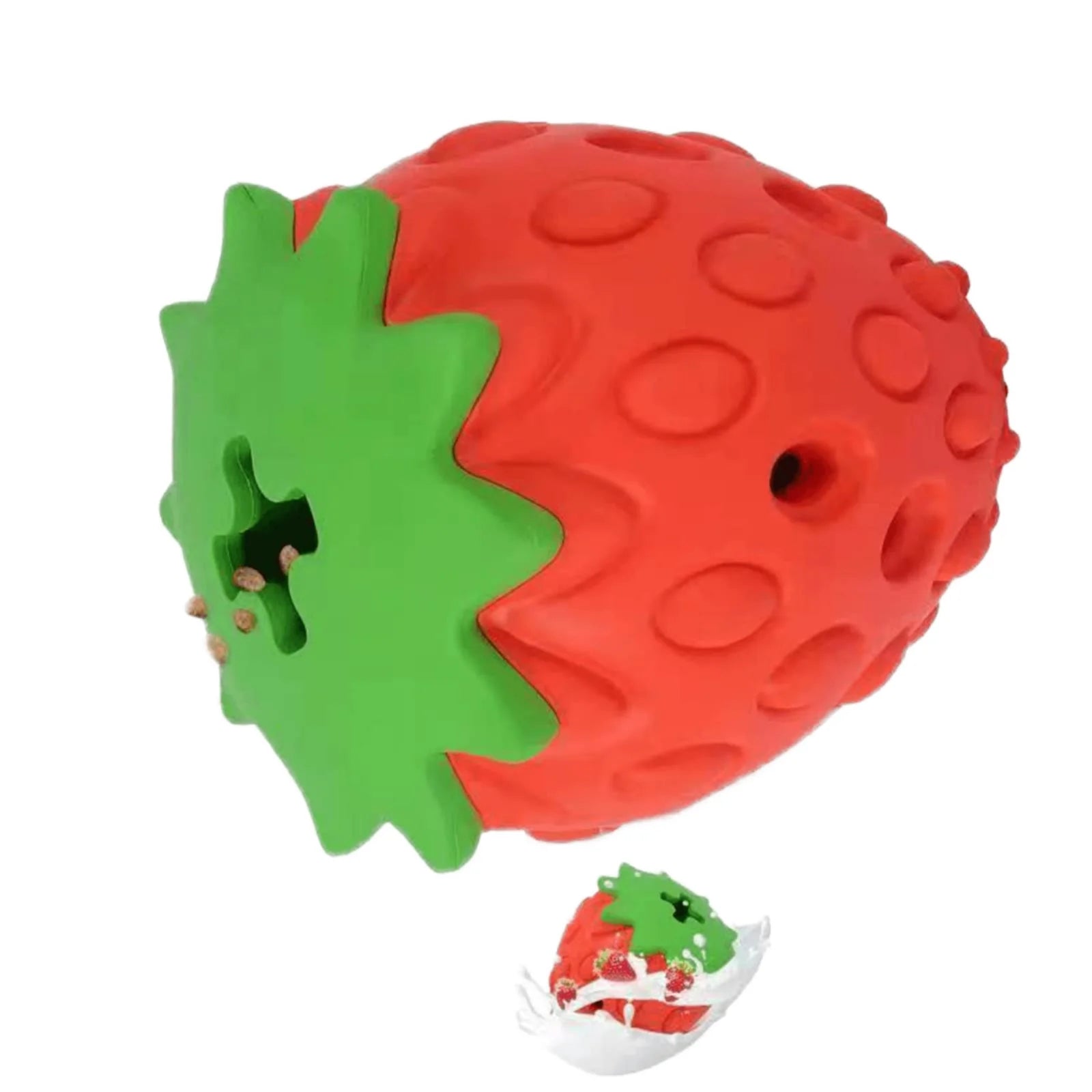 Wholesale Eco-Friendly Durable Indestructible Rubber Chew Toy for Large Breed Aggressive Chewers Dogs Funny Leak Food Toys Dog