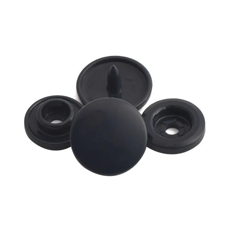 Factory Accept Custom Colorful Clothes Prong Snap Buttons Plastic Colorful Snap Button
