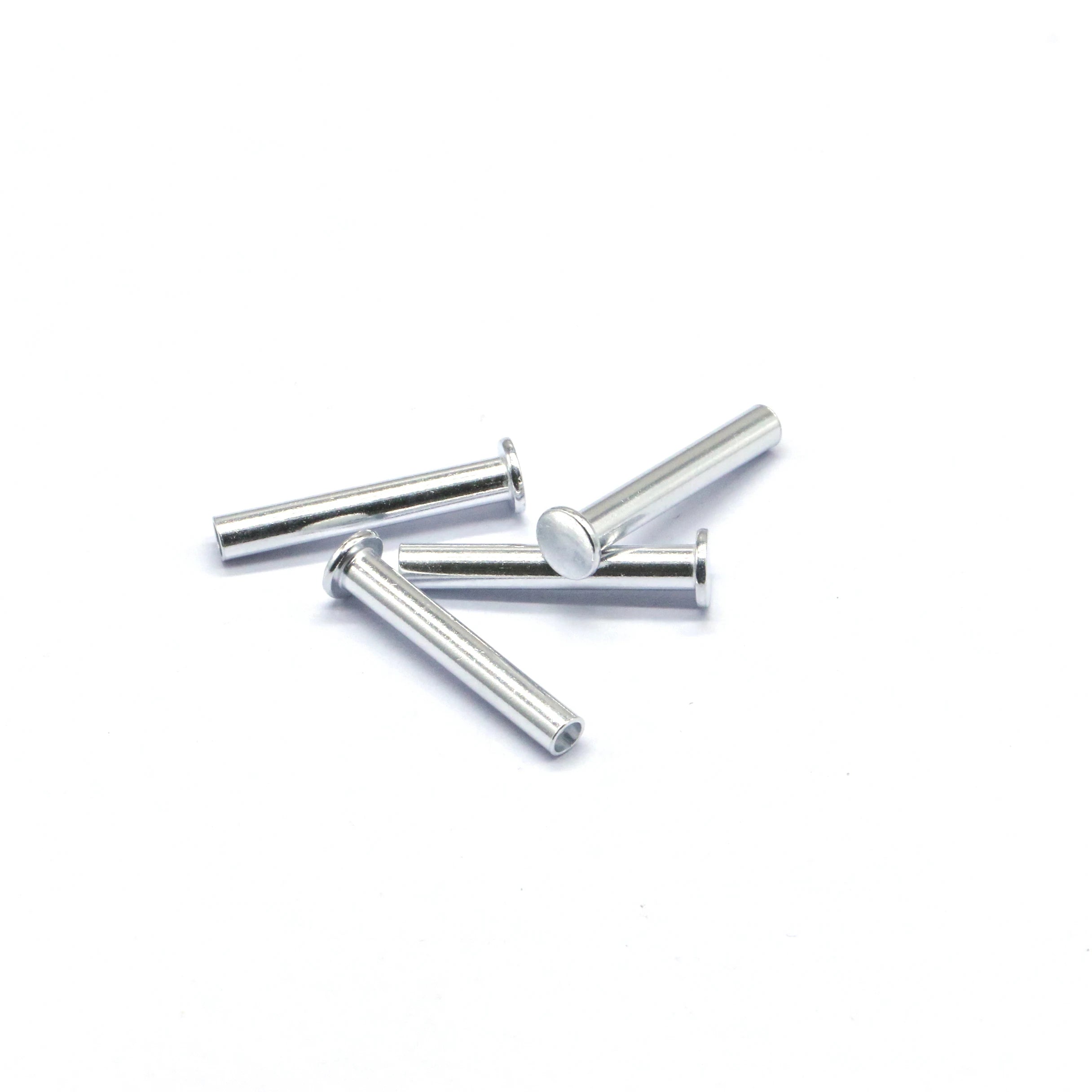 Factory-Produced Steel Tubular Rivets Semi-Hollow Solid Blind Aluminum with Flat Head Various Materials for Various Applications