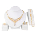 Personality Exaggerated Temperament Necklace Four Pcs Fashionable Wedding Ball Jewelry Set