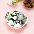 Free Sample 2023 New Silicone Beads Focal Animal Wholesale Panda Sloth Food Grade Silicone Bead for Pacifier Key Chains