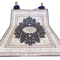 Modern 3D Heavyweight Crystal Velvet Stain Resistant Cushioned Anti-Slip Backing Floor Carpet Novelty Machine-Made Area Rug Set