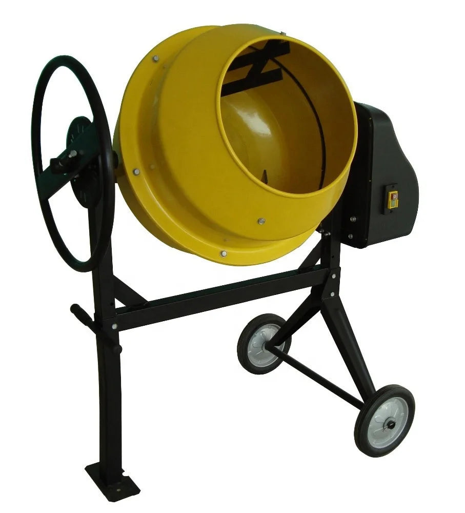 Factory Supply Mobile 140L Mini Electric Concrete Mixer with 550W Motor High Efficiency 3M/H Productivity 1 Year Warranty