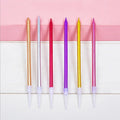 Fancy Gold Decoration Glitter Different Types of Birthday Cake Candle Single Pack