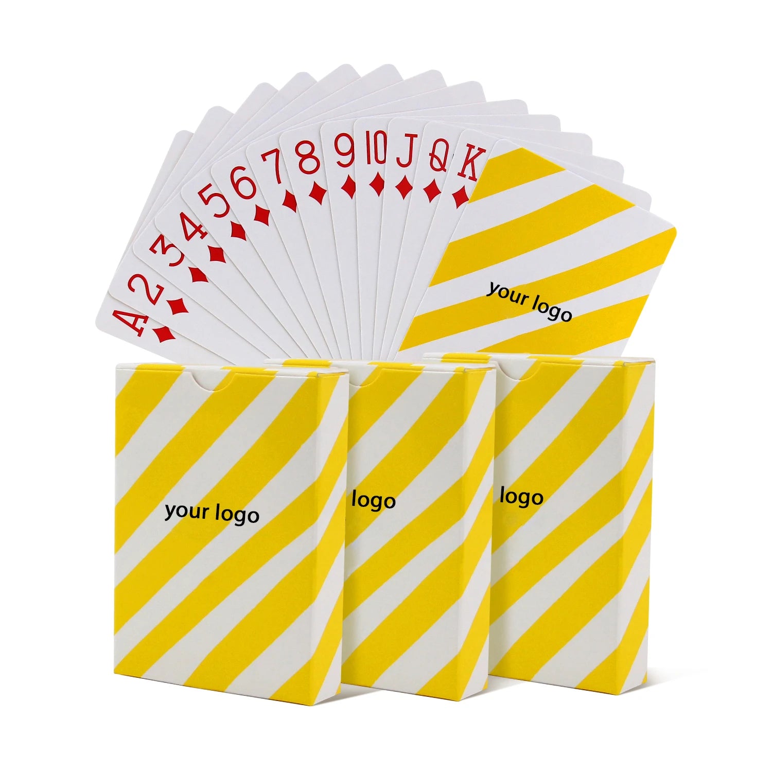 Custom Print Plying Card Plastic Pvc Poker Waterproof Black Playing Cards Set