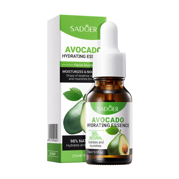SADOER Facial Serum 98% Natural Hydrates and Nourishes Repair Weak up Skin Moisturizes Avocado Hydrating Serum