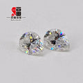 Baifu Jewelry Top Quality White clear VVS DEF Loose Pear Moissanite Stone