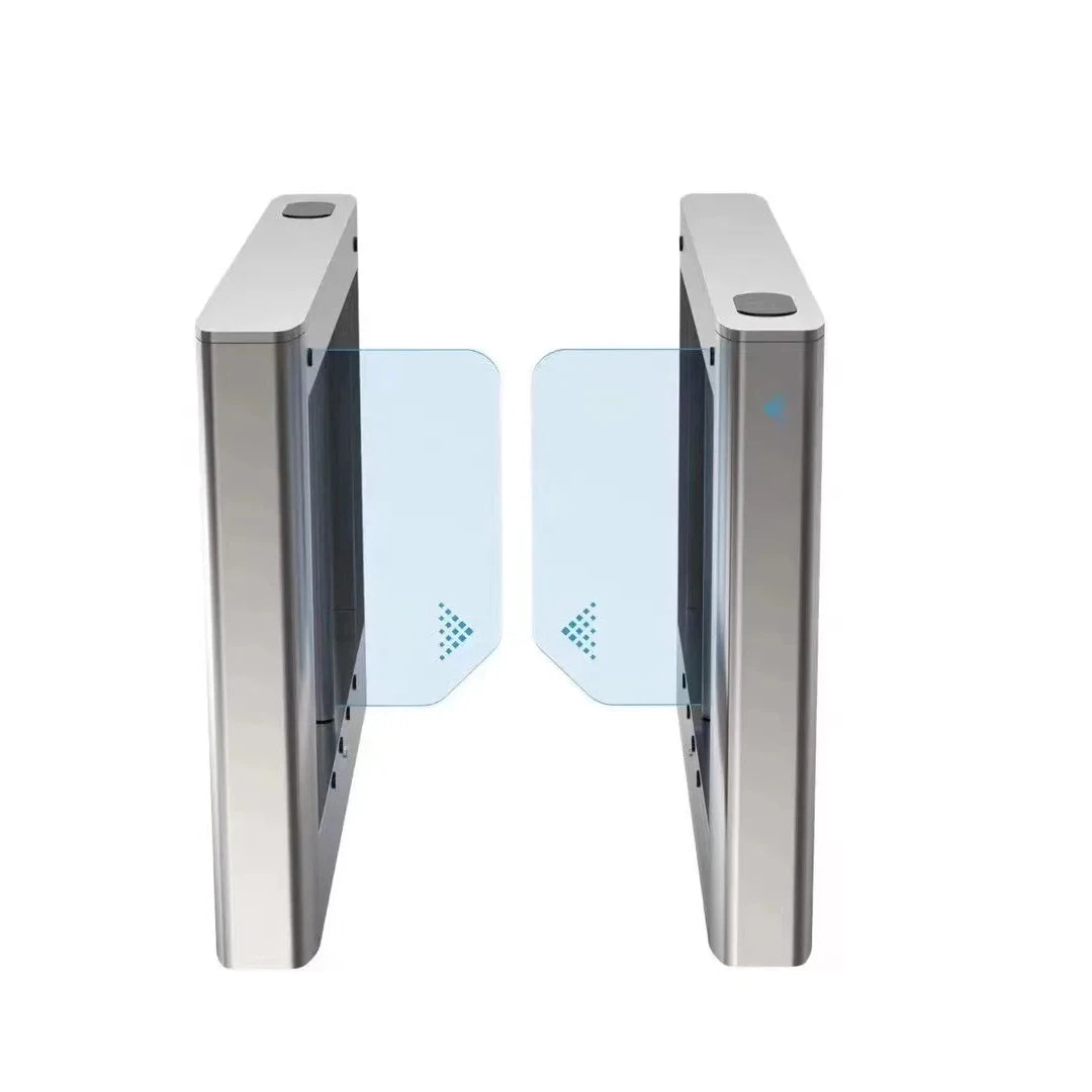 OUTUS Flap Barrier Gate with Car Parking Ticket Machine Swing Barrier Gate with Qr Code Reader for Kids