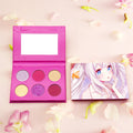 Wholesale 6-Color Matte Eyeshadow Palette with Glitter Eye Shadow Waterproof and Lasting Shimmer Finish for Christmas Makeup